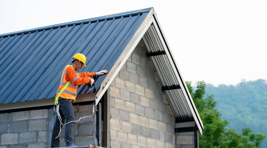 Professional metal roof installation in Galena, IL